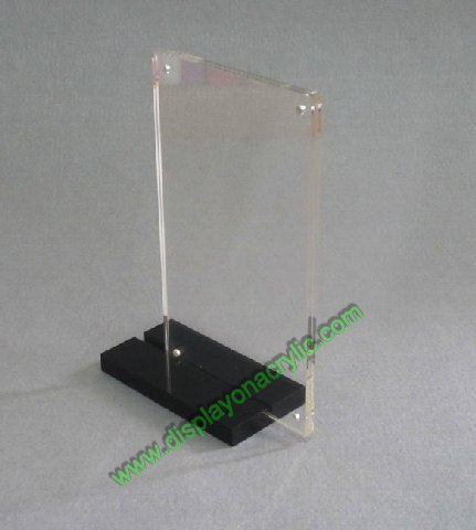 acrylic bar menu stand